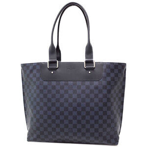 Louis Vuitton Damier Cobalt Blue Cabas Voyage Tote Bag